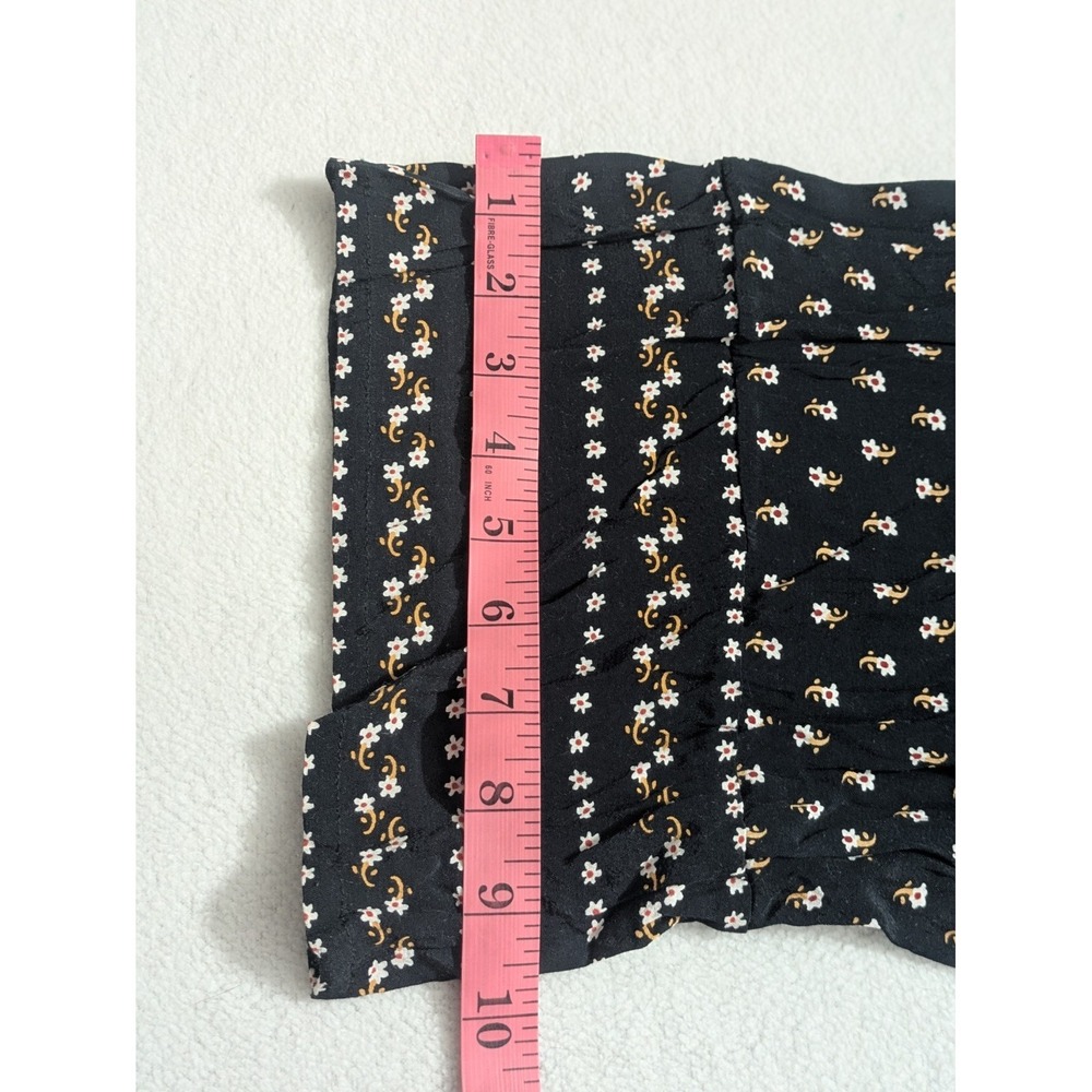 Anthropologie Women's Black Floral Size 4 Romper One-Piece FAITHFULL THE BRAND - Picture 12 of 13